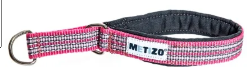 Metizohalsband, Halvstryp 45, 50, 55 cm/Metizo Collar, Martingale 45, 50, 55 cm