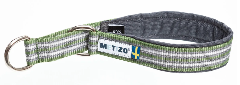Metizohalsband, Halvstryp 45, 50, 55 cm/Metizo Collar, Martingale 45, 50, 55 cm