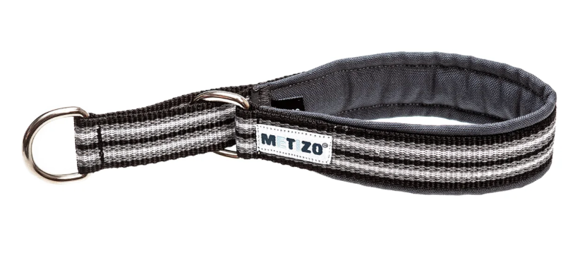 Metizohalsband, Halvstryp 45, 50, 55 cm/Metizo Collar, Martingale 45, 50, 55 cm